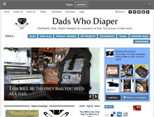 Tablet Screenshot of dadswhodiaper.com